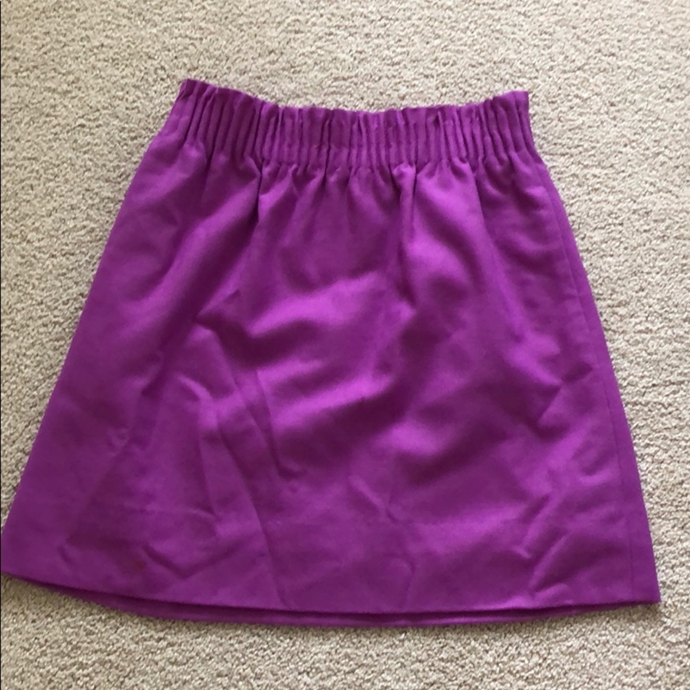 J. Crew Purple Skirt